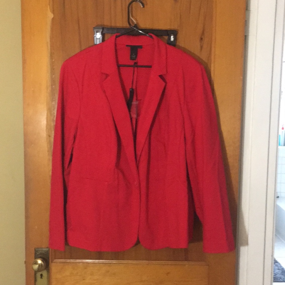 Red blazer